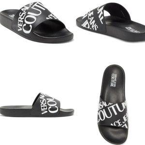 VERSACE Logo Slide Sandal (Unisex)